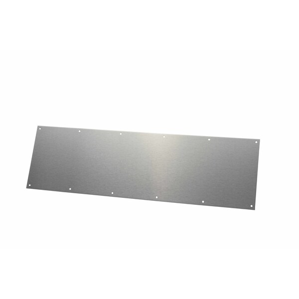 Rockwood 10" x 40" Kick Plate with Beveled Edges Satin Stainless Steel